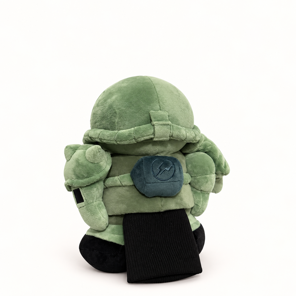 Green Zaku Headcover back view