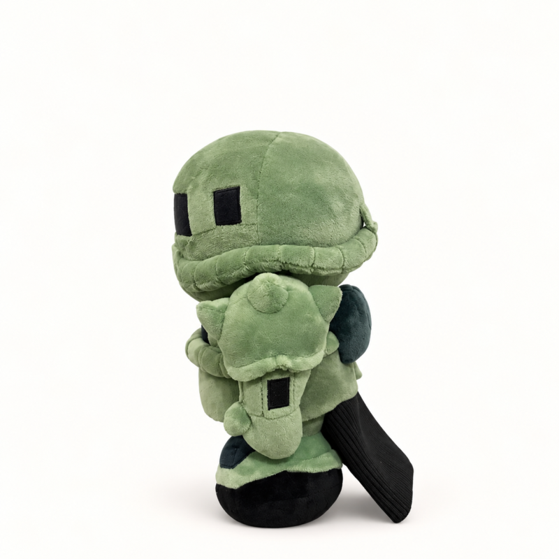 Green Zaku Headcover side view