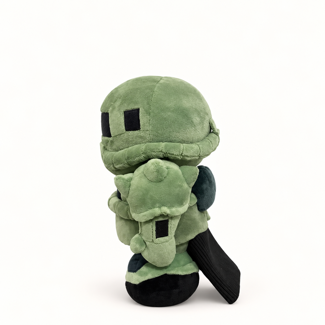 Green Zaku Headcover side view